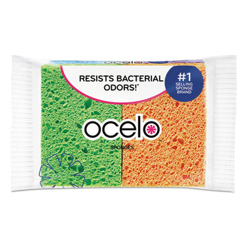 ocelo™ Vibrant Color Sponges, 4.7 X 3, 0.6" Thick, Assorted Colors, 4-pack freeshipping - TVN Wholesale